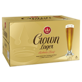 Crown Lager 375mL Bottles 24 Pack