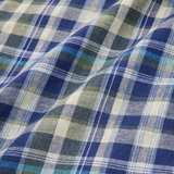 Carlton Dry Short Sleeve Blue Check Flanno