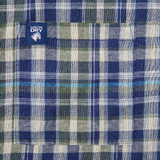 Carlton Dry Short Sleeve Blue Check Flanno