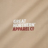 Great Northern Apparel Co Classic Block Tee Sand Charcoal
