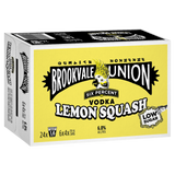 Brookvale Union Vodka Lemon Squash 330mL Cans 24 Pack