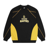 Hard Rated Overlock Crew Sweater Black XS