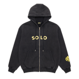 Solo Applique Zip Hoodie L