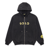 Solo Applique Zip Hoodie