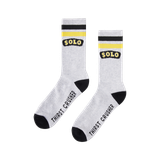 Solo Sneaker Socks 2pk S/M