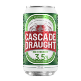 Cascade Draught Mid 3.5% 375mL Cans 30 Pack