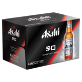 Asahi Super Dry 330mL Bottles 24 Pack