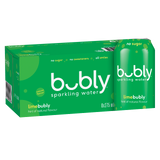 Bubly Lime 375mL Cans 8 Pack