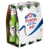 Peroni Nastro Azzurro 0.0% 330mL Bottles 24 Pack