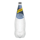 Schweppes Soda Water 1.1L Bottles 12 Pack