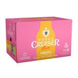 Vodka Cruiser Pure Pineapple 275mL Bottles 24 Pack