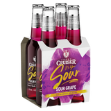 Vodka Cruiser Sour Grape 275mL Bottles 24 Pack