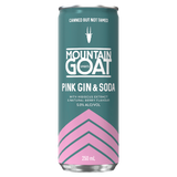 Mountain Goat Pink Gin & Soda 275mL Cans 24 Pack
