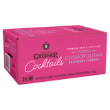 Cruiser Cocktails Raspberry Cosmo 5.5% 275mL Cans 24 Pack