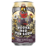 Brookvale Union Vodka Red Pub Soda 330mL Cans 24 Pack