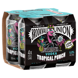 Brookvale Union Vodka Tropical Punch 330mL Cans 24 Pack