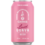 Green Beacon Lush Guava Flavoured Beer 375mL Cans 24 Pack