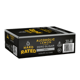 Hard Rated Alcoholic Lemon Zero Sugar 4.5% 375mL Cans 30 Pack