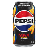 Pepsi Max Mango 375mL Cans 10 Pack