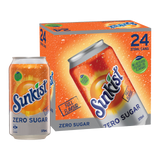 Sunkist Orange Zero Sugar 375mL Cans 24 Pack