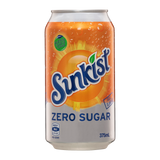Sunkist Orange Zero Sugar 375mL Cans 24 Pack