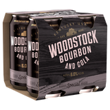 Woodstock Bourbon and Cola 6.0% 375mL Cans 24 Pack