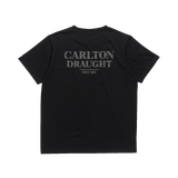 Carlton Draught Black on Black Tee S