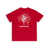 Great Northern Brewing Co Core Map Tee Red XL