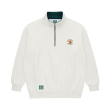 VB Cream 1/4 Zip Sweater Aus Made L