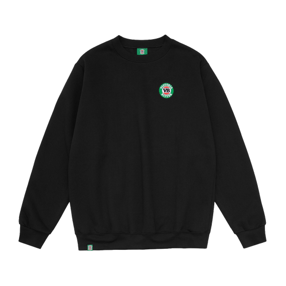 Victoria Bitter Core Embroidered Logo Crewneck Black L