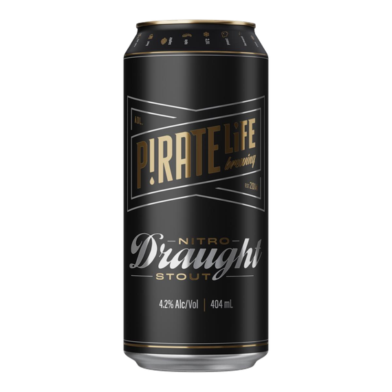Pirate Life Nitro Stout 4.2% 404mL Cans 16 Pack