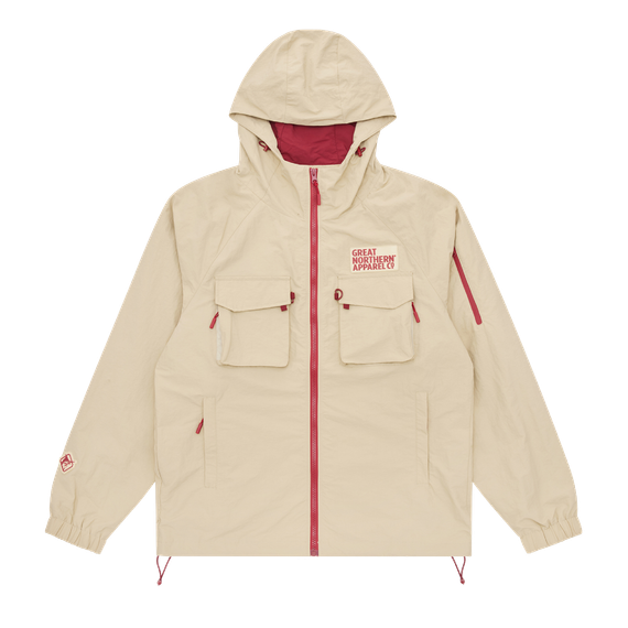 Great Northern Apparel Co Hooded Fishing Jacket Sand XL