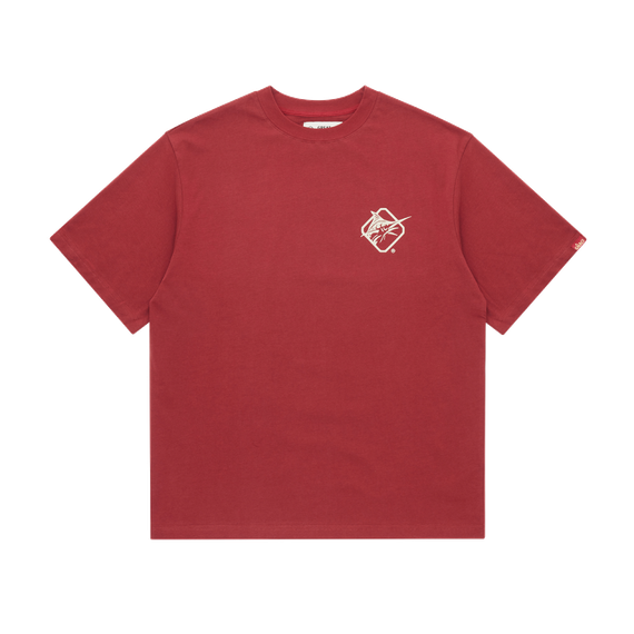 Great Northern Apparel Co Wordmark Tee Maroon