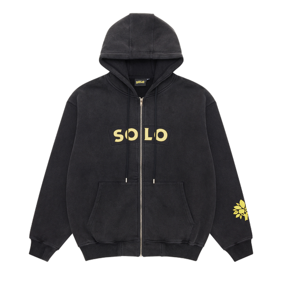 Solo Applique Zip Hoodie 2XL