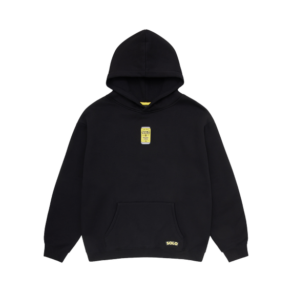 Solo Embroidered Black Hoodie 2XL