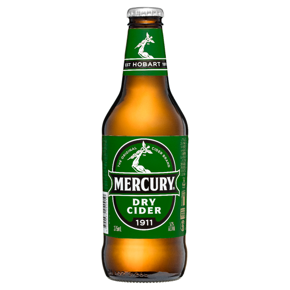 Mercury Dry Cider 375mL Bottles 24 Pack