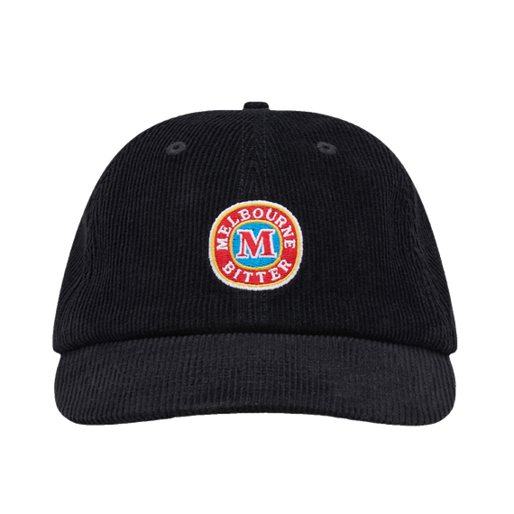 Melbourne Bitter Cord Cap Black