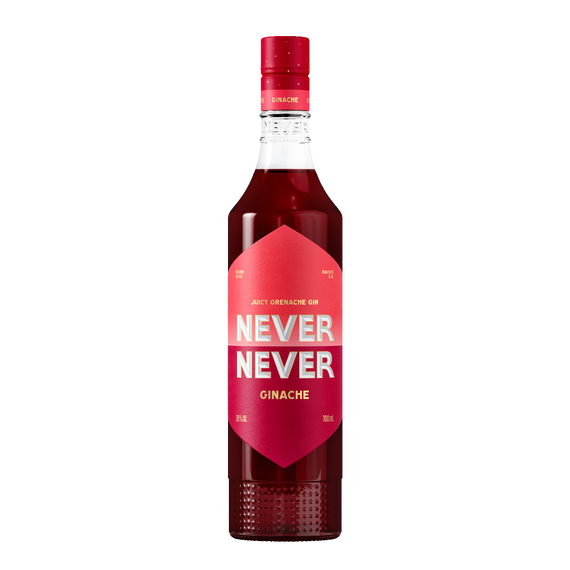 Never Never Ginache Gin 38% 700mL Bottle 