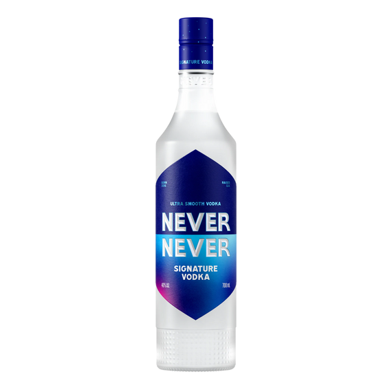 Never Never Vodka 40% 700mL Bottle 