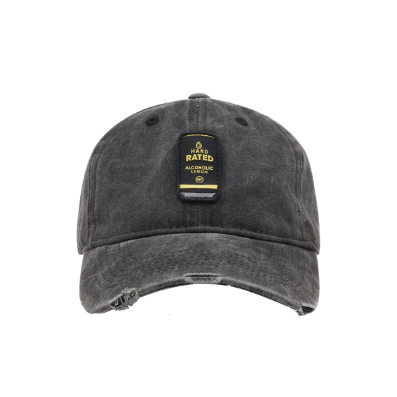 Distressed Can Dad Cap Black