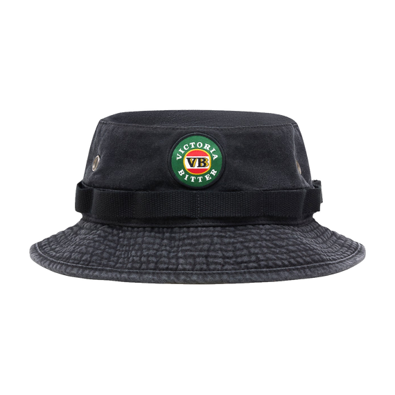 Victoria Bitter Canvas Bucket Hat Black