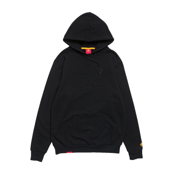 Carlton Draught Black on Black Hoodie XXXL