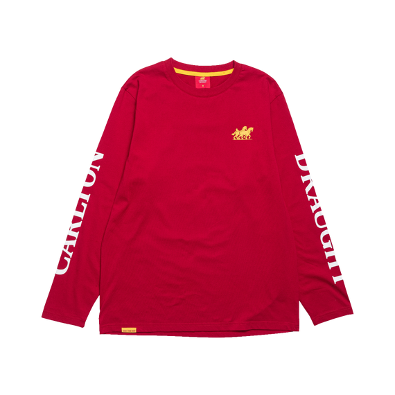 Carlton Draught Classic Red Logo Long Sleeve Tee XXXL