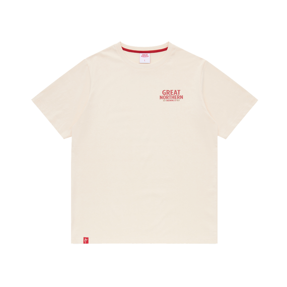 Great Northern Brewing Co Core Dial Tee Cream
