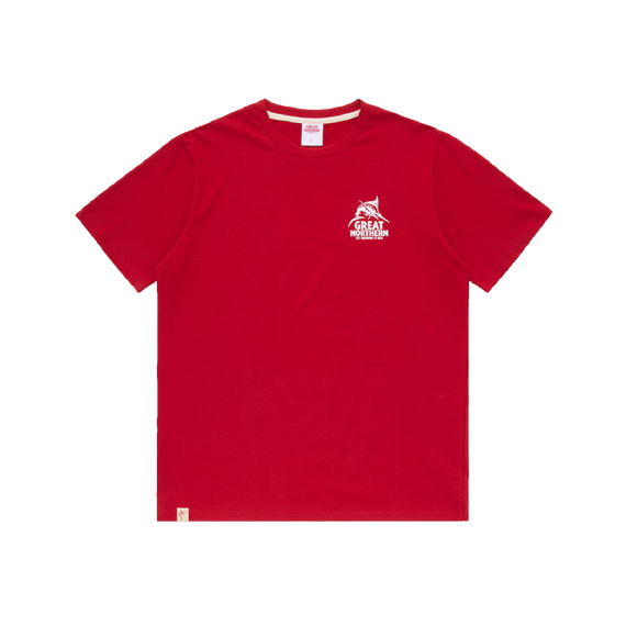 Great Northern Brewing Co Core Map Tee Red