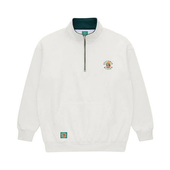 VB Cream 1/4 Zip Sweater Aus Made XL