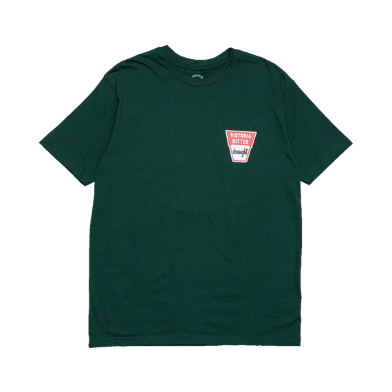 VB Draught Label Tee Green