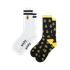 Hard Rated Lemon Sneaker Socks 2pk