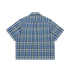 Carlton Dry Short Sleeve Blue Check Flanno 2XL