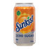 Sunkist Orange Zero Sugar 375mL Cans 24 Pack